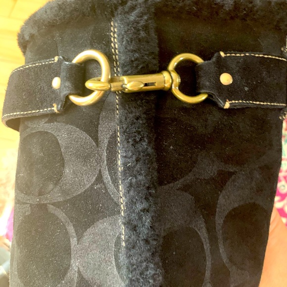 Coach suede boots. - Picture 5 of 16